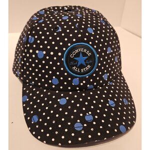 Converse All Star Chuck Black Taylor polka dot Hat STRAP-BACK Adjustable Strap